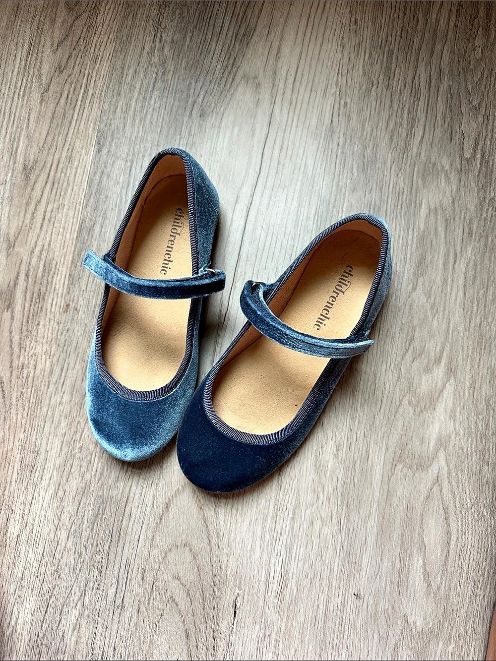 Childrenchic Blue Mary Jane Dress Shoes